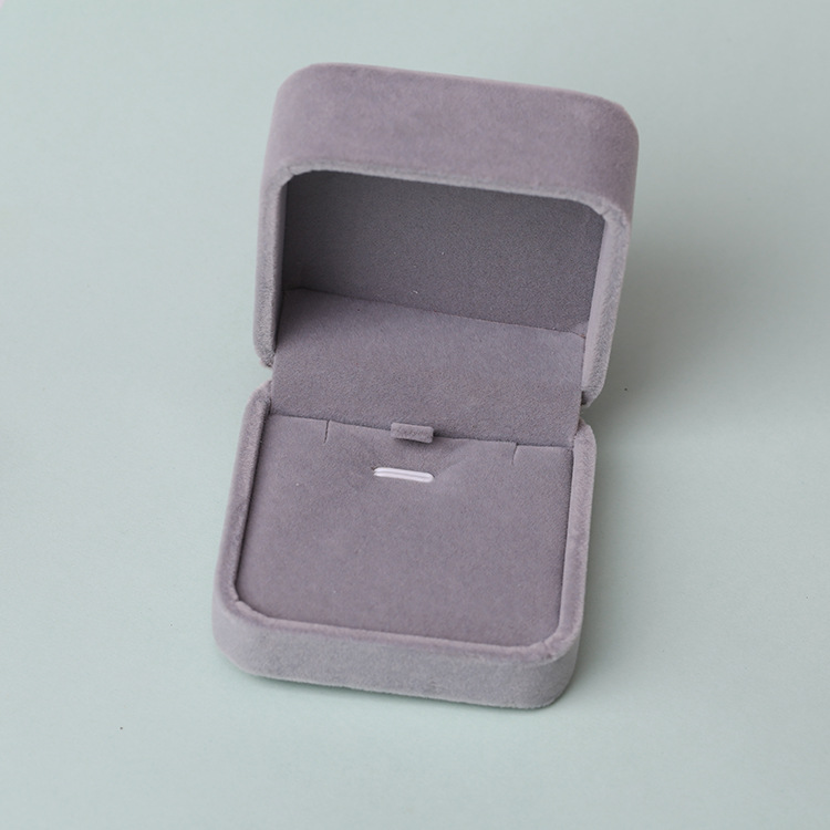 [3 colors] velvet jewelry box storage earrings ring pendant bracelet packaging gift box jewelry necklace box