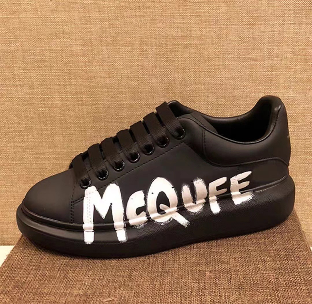 Markkun graffiti correct letter first layer cowhide increased easiest for matchk-stylecasualcouple sports white shoes
