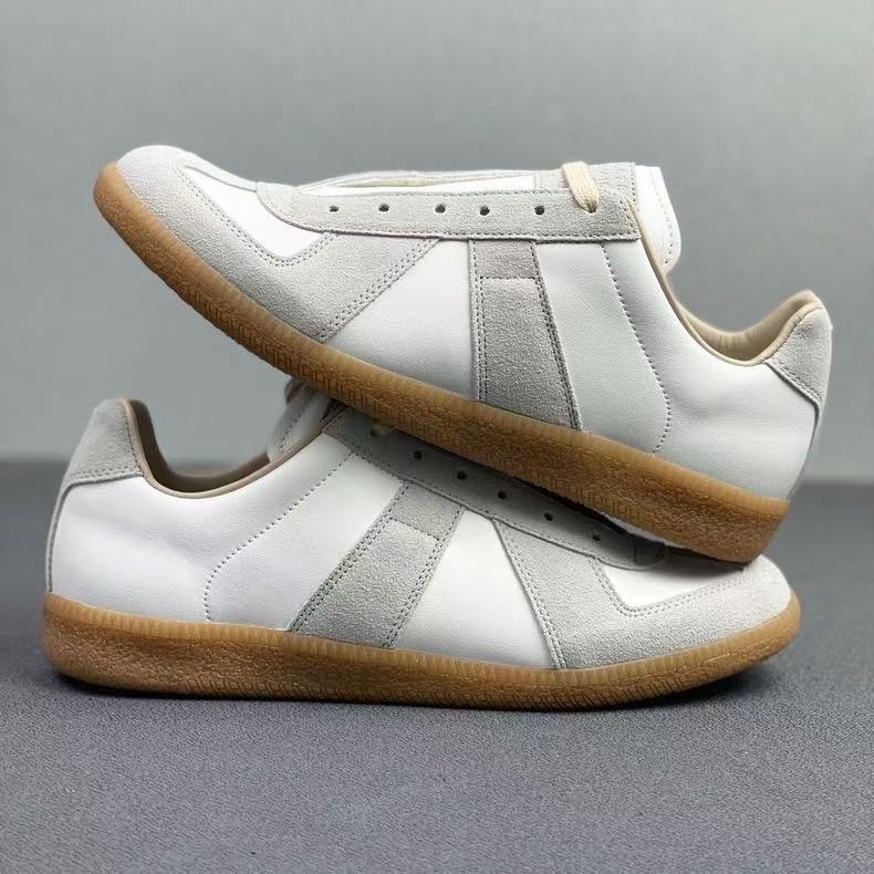 High version mm6 german training shoes women’s casual sports shoes couple shoes flatswhite shoes forrest gump shoes board