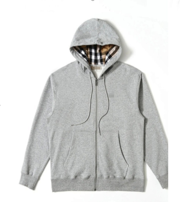 High-quality british-inspired retro plaid hooded women’s sweatshirt/jacket – fleece-lined, embroidered with logo – perfect for cross-border e-commerce (us & europe)