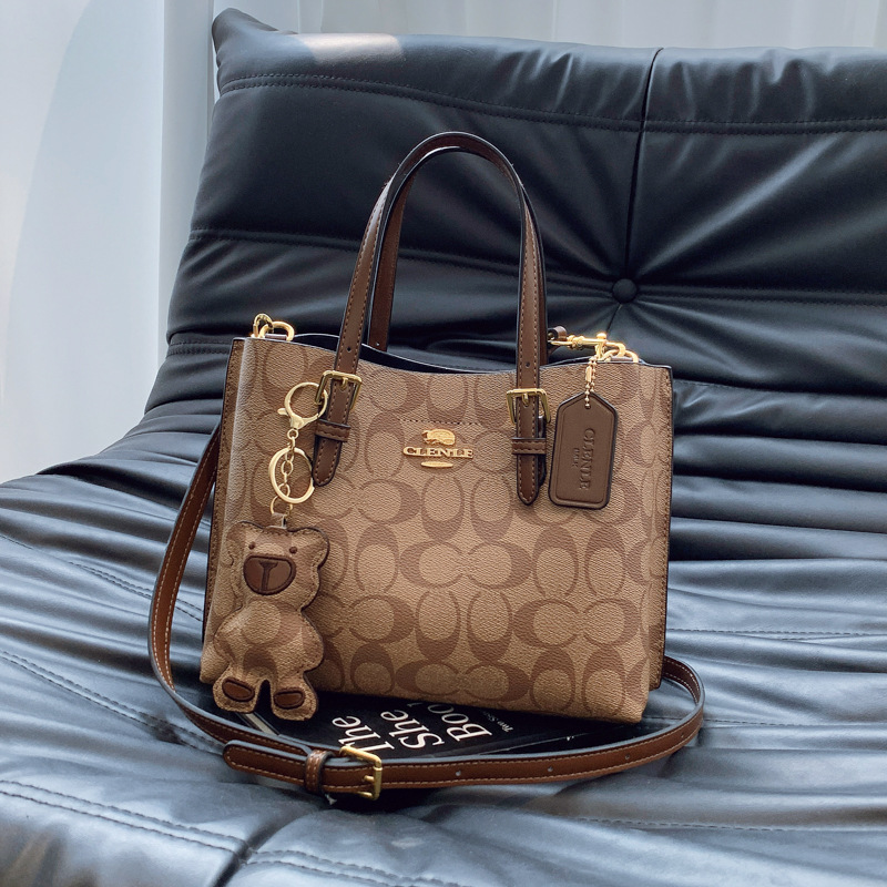 Vintage print fashion casual bag women 2025 new trendy ladies’ tote shoulder bag crossbody bag