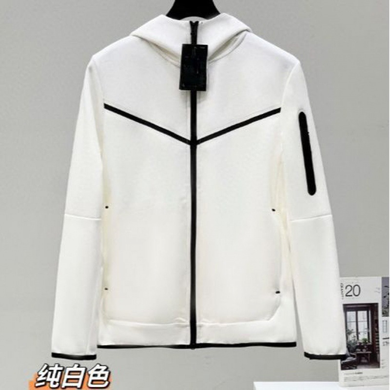 2024 spring/autumn casual sports cotton air layer hooded zip-up cardigan men’s jacket 490 outerwear