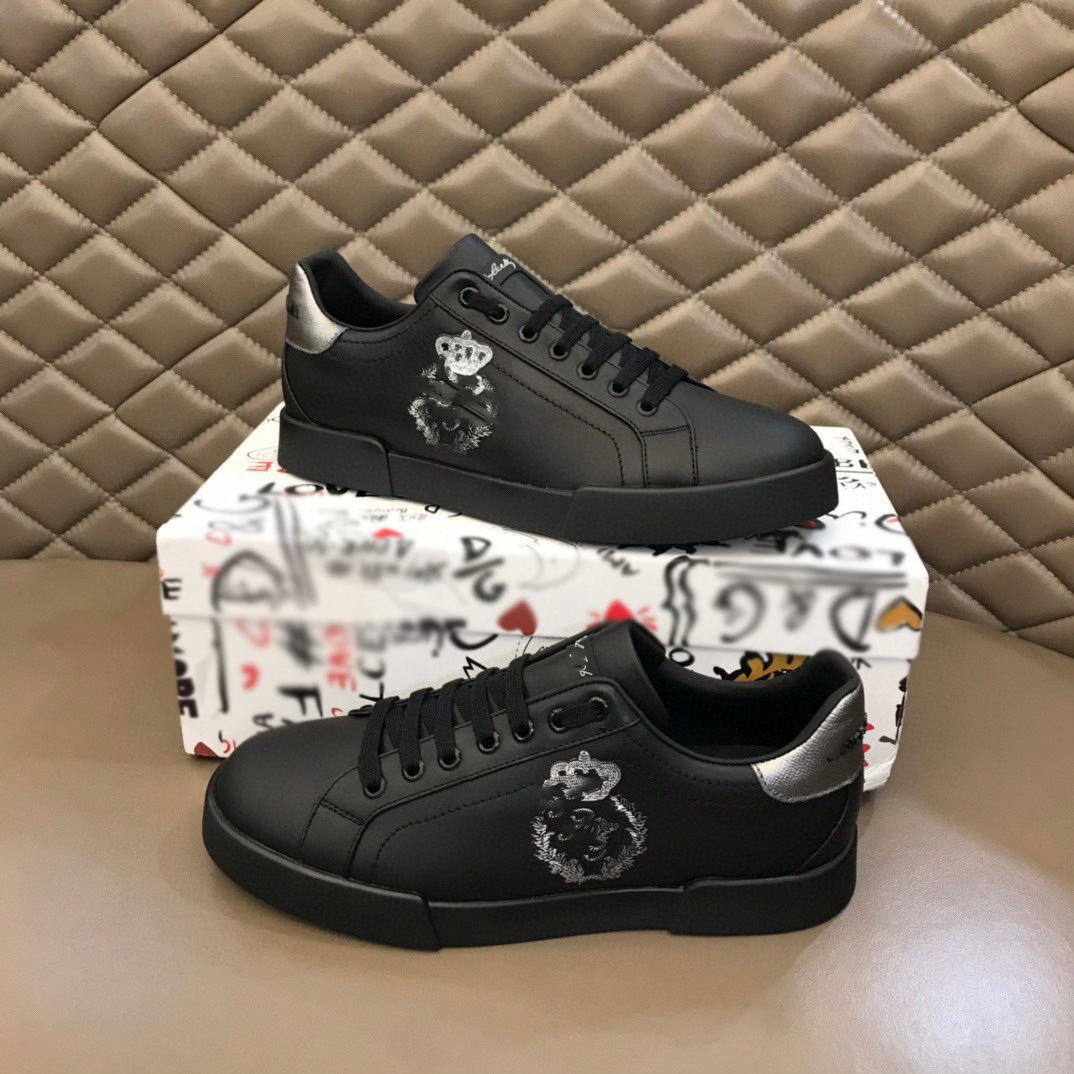 D’s men’s genuine leather athletic casual shoes – new white sneakers – genuine leather – cross-border e-commerce platform – shopee – dhgate