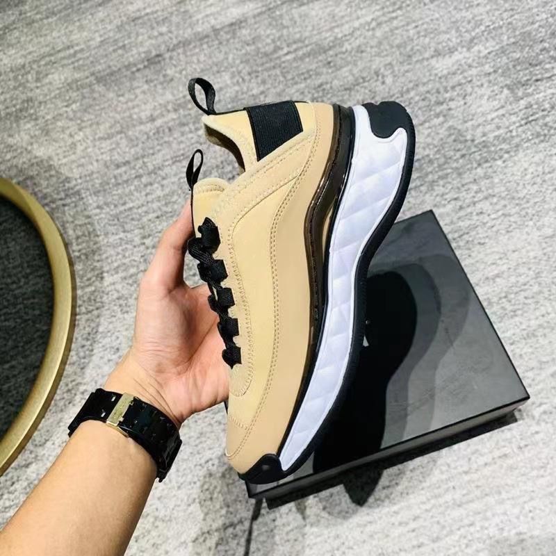 Wind sneakers dad 2025 new genuine leather thick sole color matching thickness increased white shoes lightweight easiest for match 1