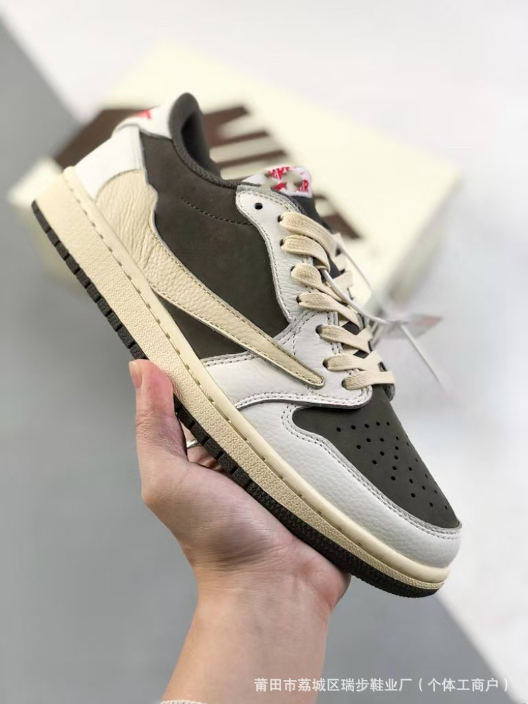 Putian pure original aj1 fujiwara hiroshi low ankle barb sneakers easiest for match casual shoes men’s and women’s sports shoes retro basketball shoes 1