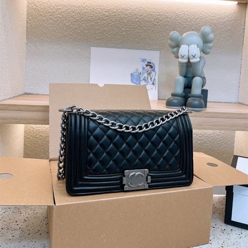 2025 new women’s bag – trendy korean style quilted chain shoulder & crossbody bag