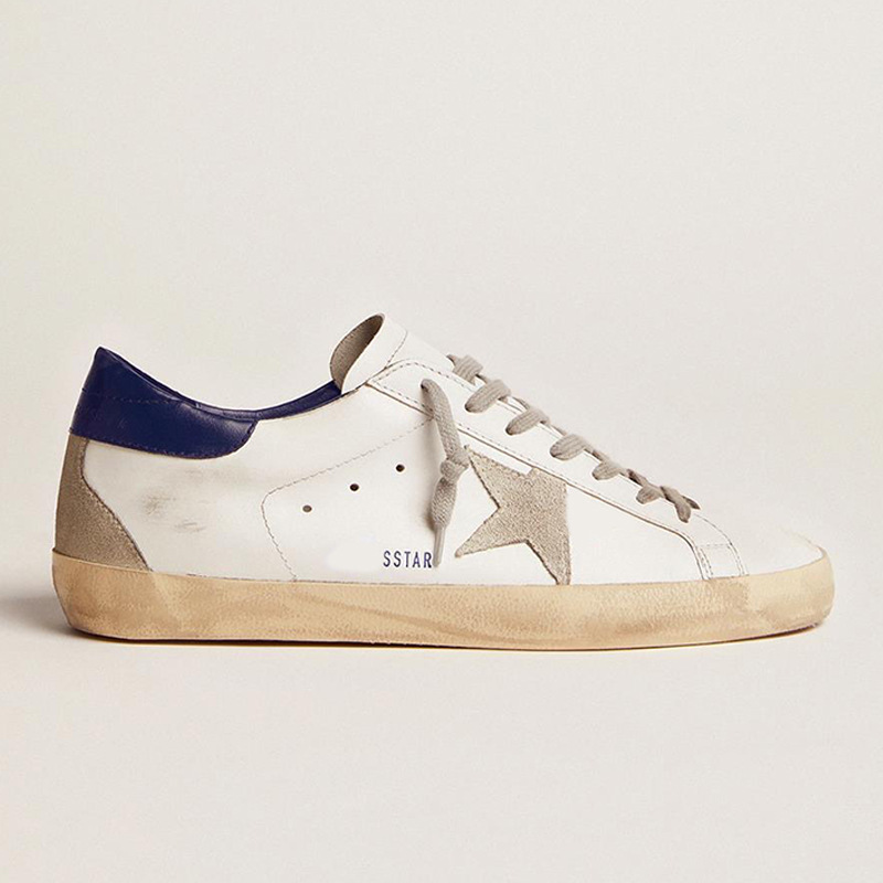 Export 2025 genuine leather distressed small dirty shoes men’s and women’s star shoes dirty shoes casual versatile fashion sneakers white shoes