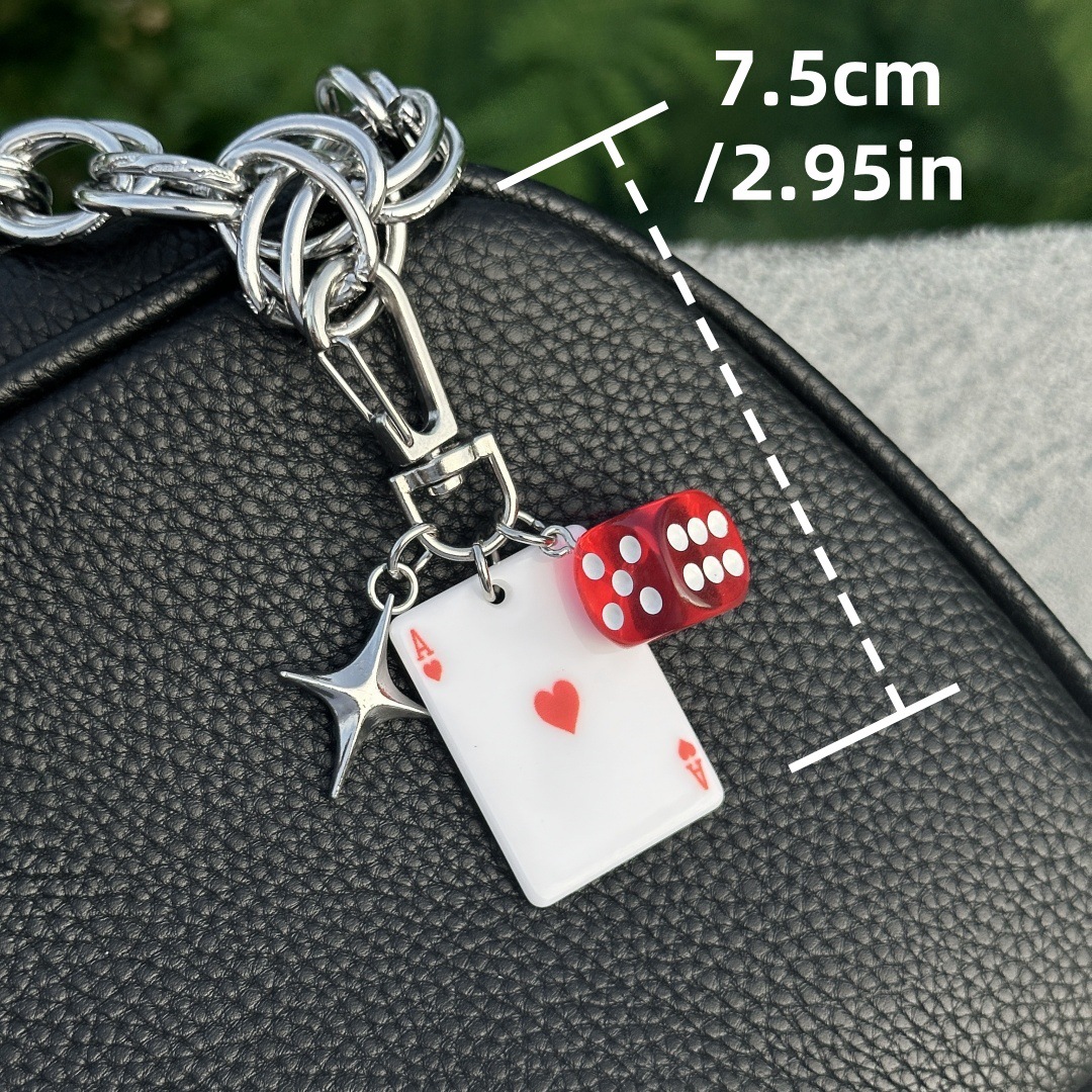 Ainworth poker gambling god style multi-element bag pendant keychain original waist pendant cross-border e-commerce