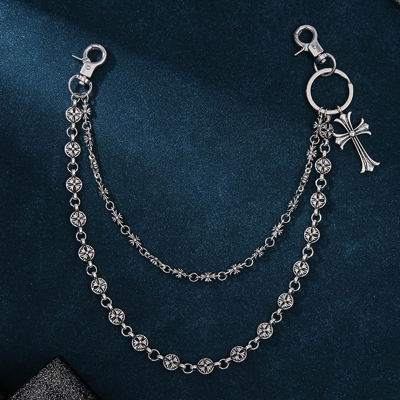 Crodor element trouser chain bag hanging chain sword ball cross waist chain lobster clasp pendant jeans chain