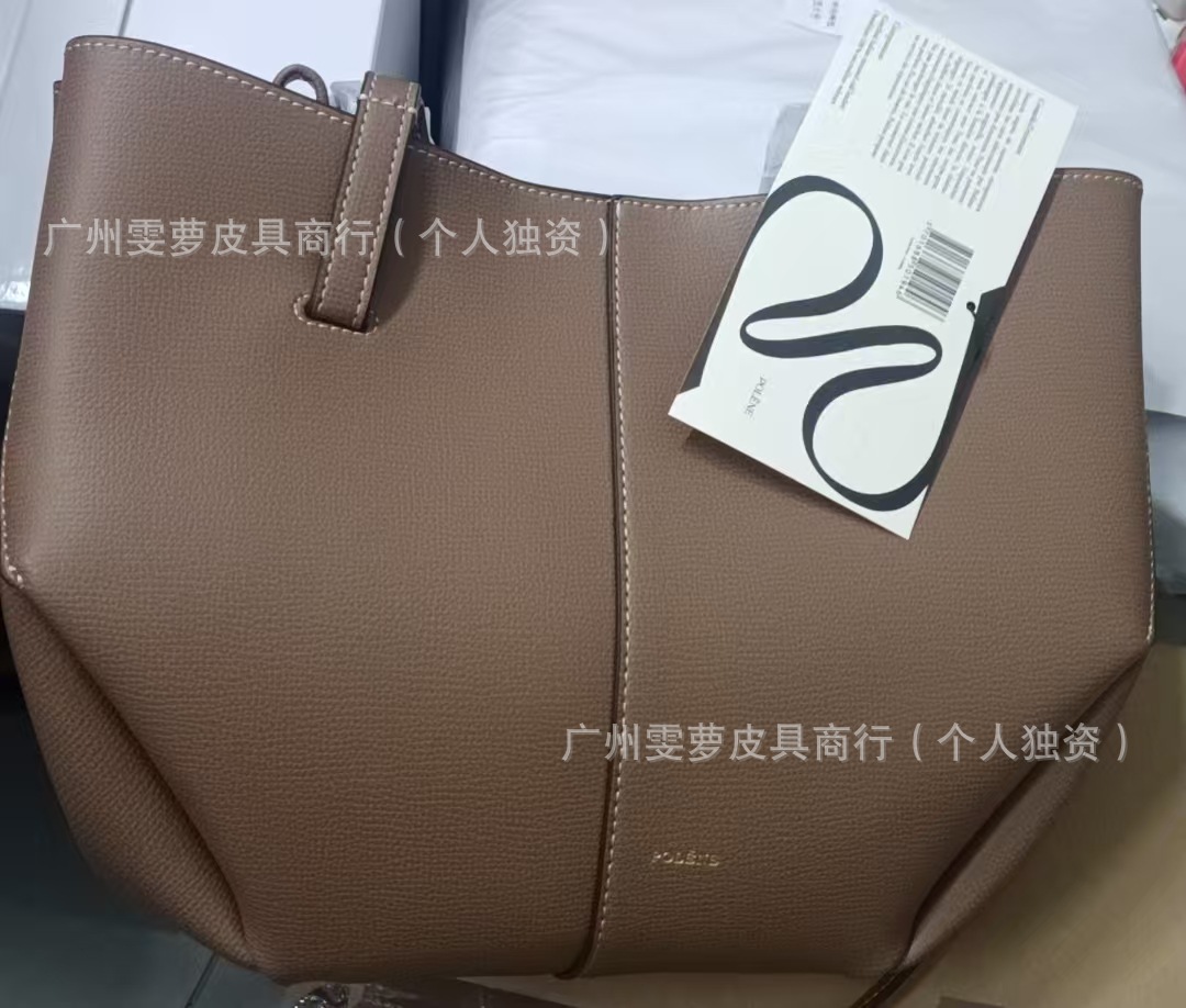 25 new french niche pleated bag high-quality shoulder tote bag genuine leather versatile large capacity bag