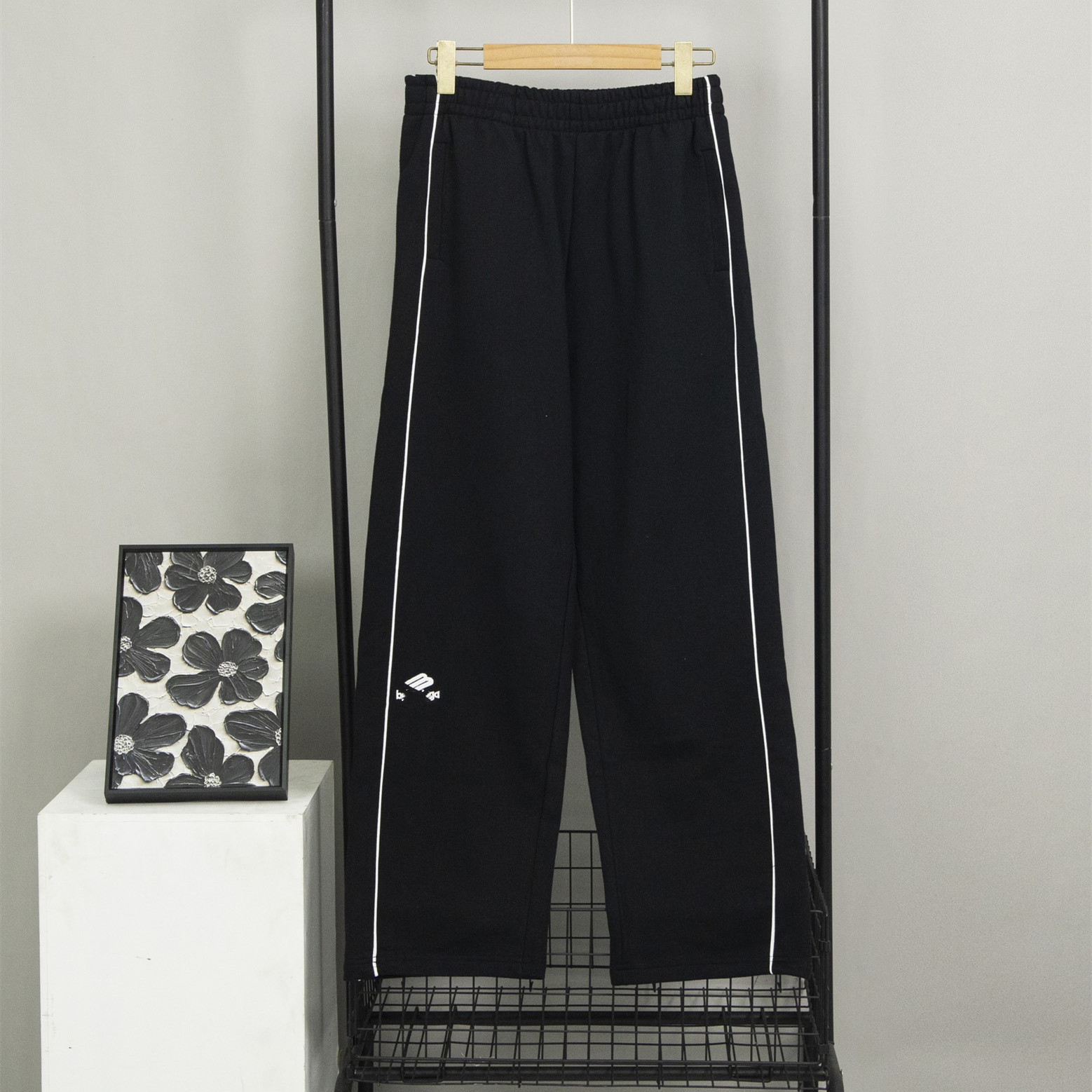 Correct version paris b family embroiderletterlogo functional jacket outwearmenloosepants sports suit