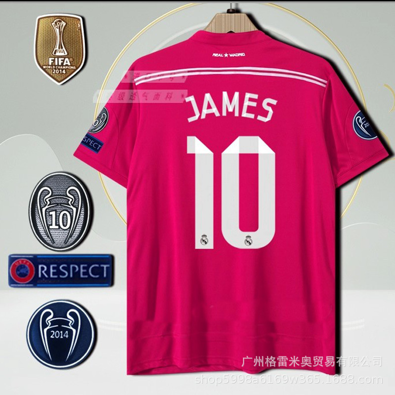 Retro real madrid series jersey hot superstar collection jersey season ronaldo/kaka football jersey