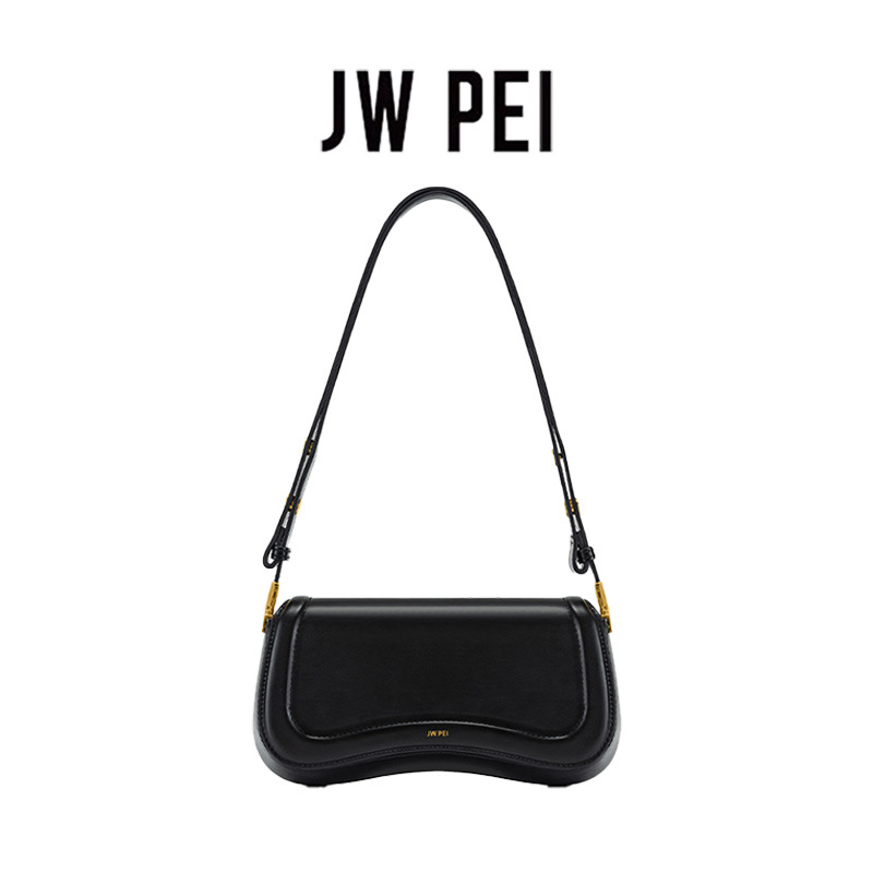 Jw pei pudding bag joy niche style shoulder bag women’s bag black underarm commuter bag