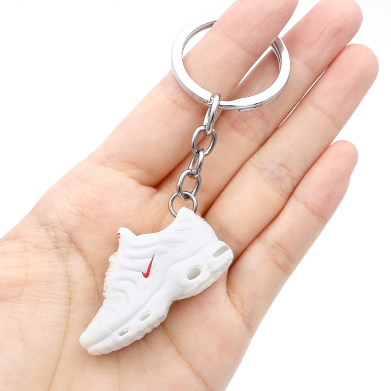 Axtn keychain 3d stereo shoe pendant creative bag accessories