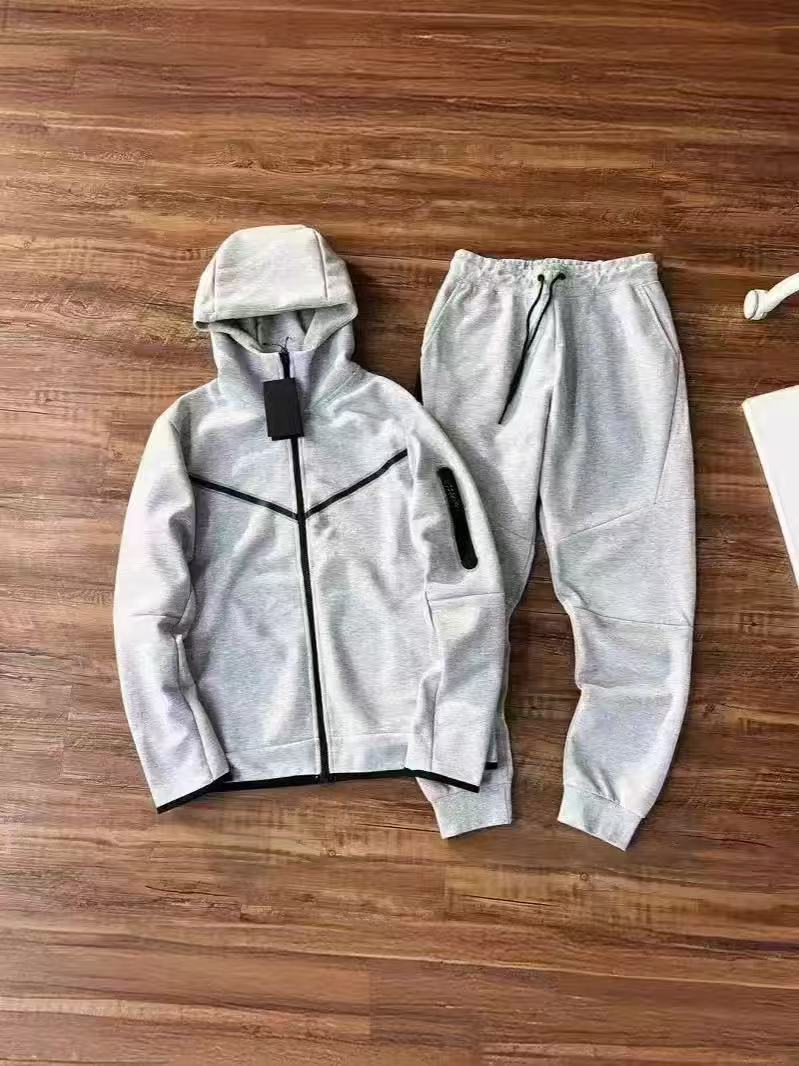 2024 spring/autumn casual sport hooded zip-up multi-color knitted cotton 2-way cardigan men’s jacket 490 outerwear