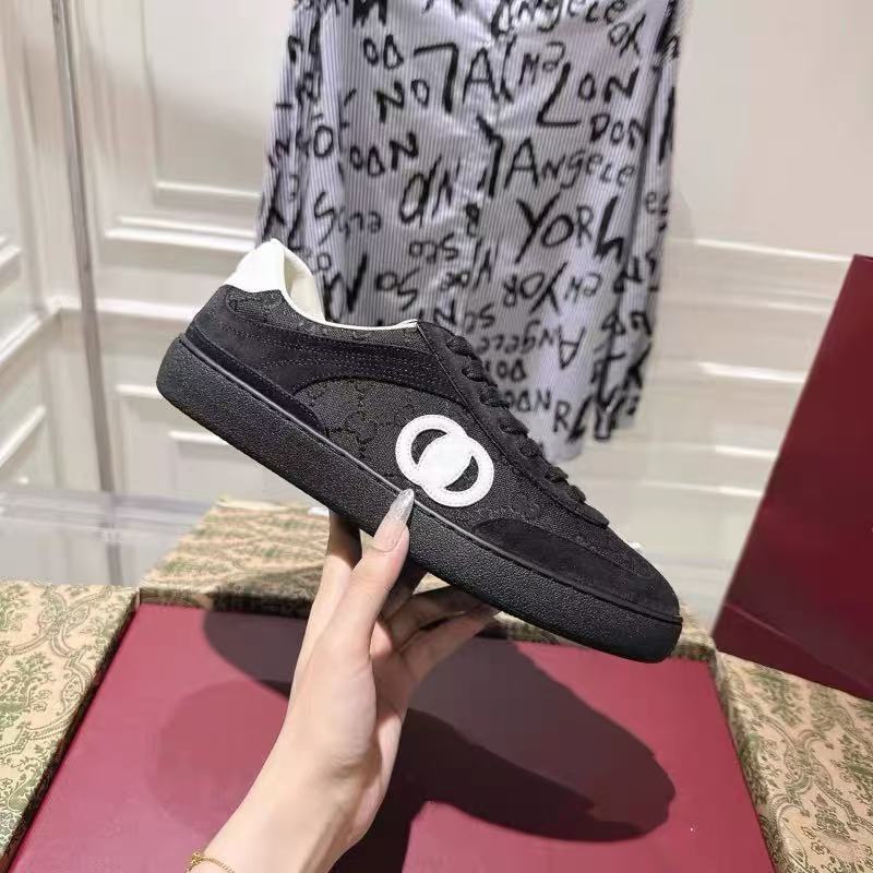 2026 zhang linghe’s same style g family new german training shoes genuine leather casual versatile retro white shoes couple forrest gump shoes