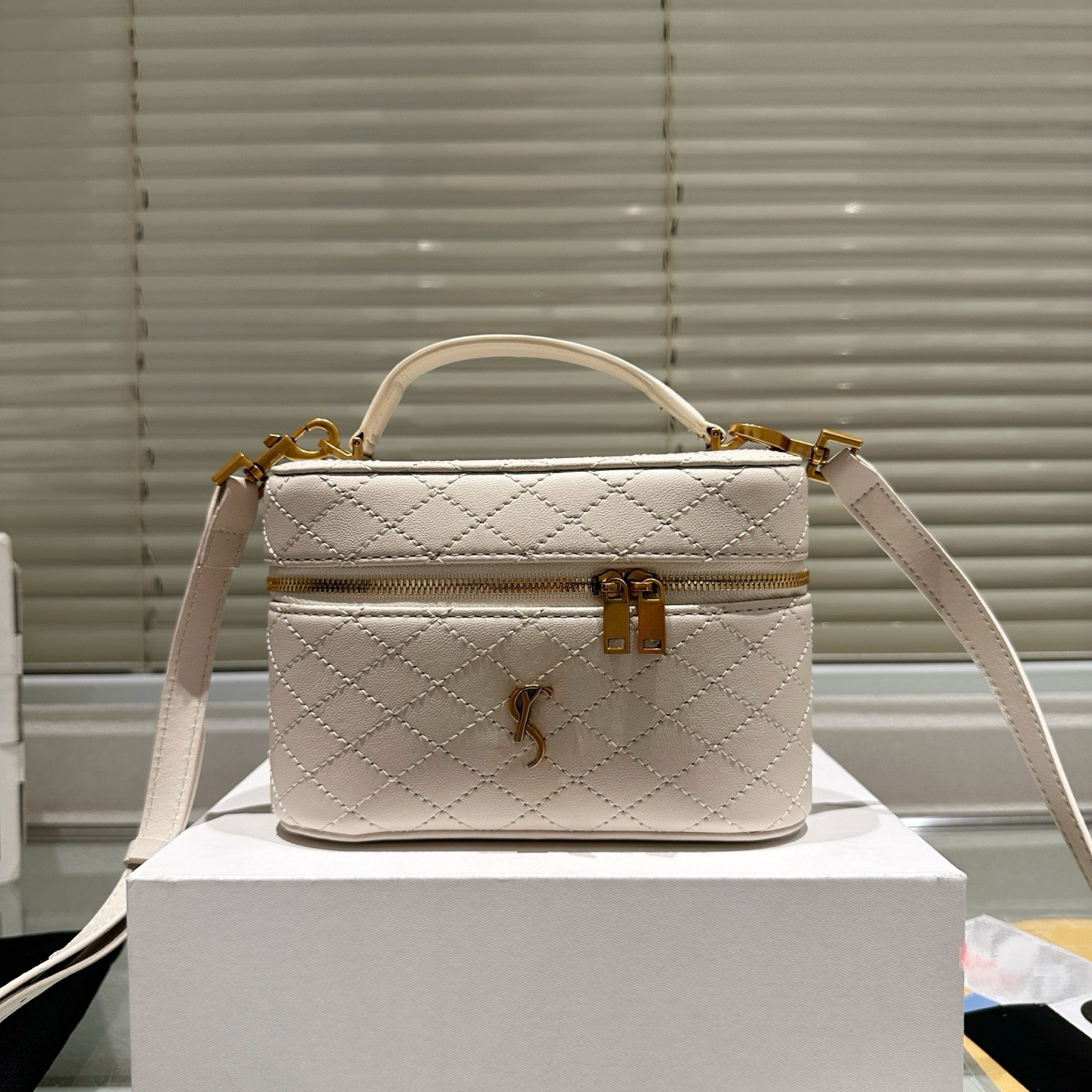 Yangshulin bag cross-border new arrivalsatchel bag work clothing small square bag fashion crossbody bag genuine leather cosmetic bag classy sense