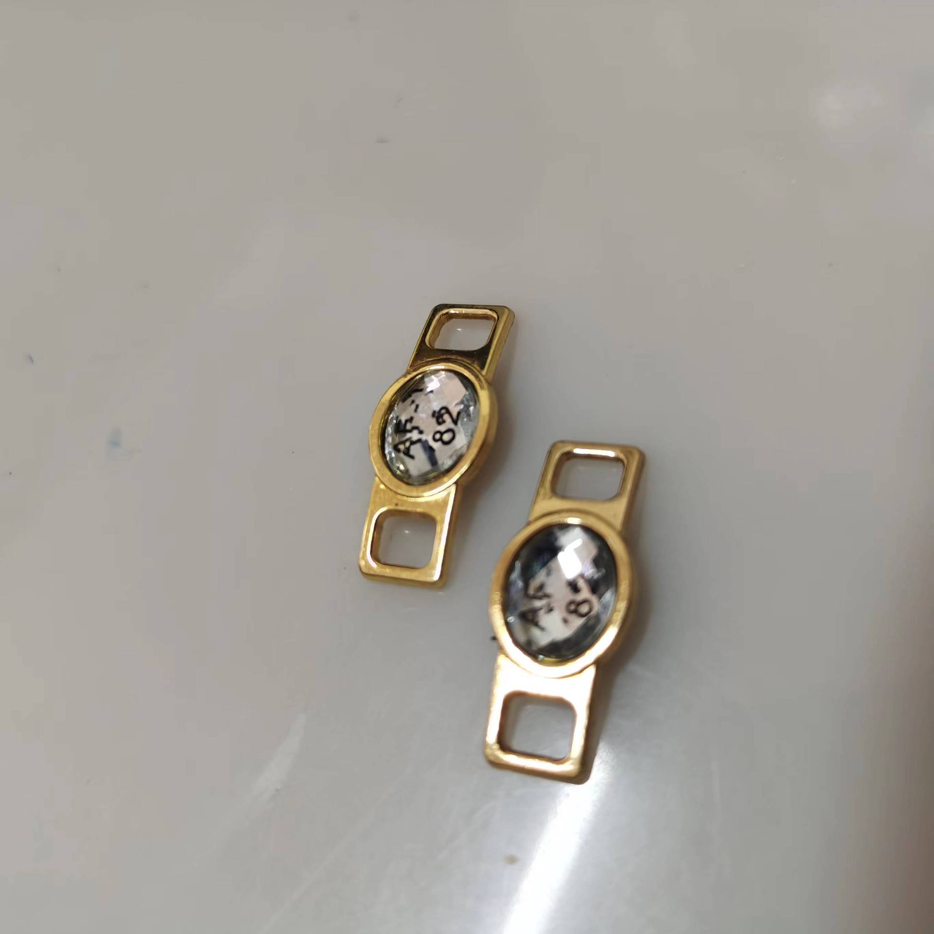 Nebula gem shoe buckle compatible with afi no. 1 white shoes iron plate diy gem shoe buckle