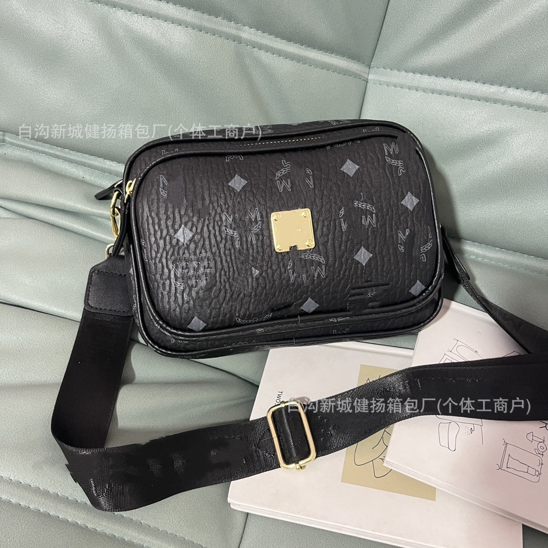 Mc white dm style leather bag autum women 2024 satchel tote bag vegetable basket shoulder crossbody backpack