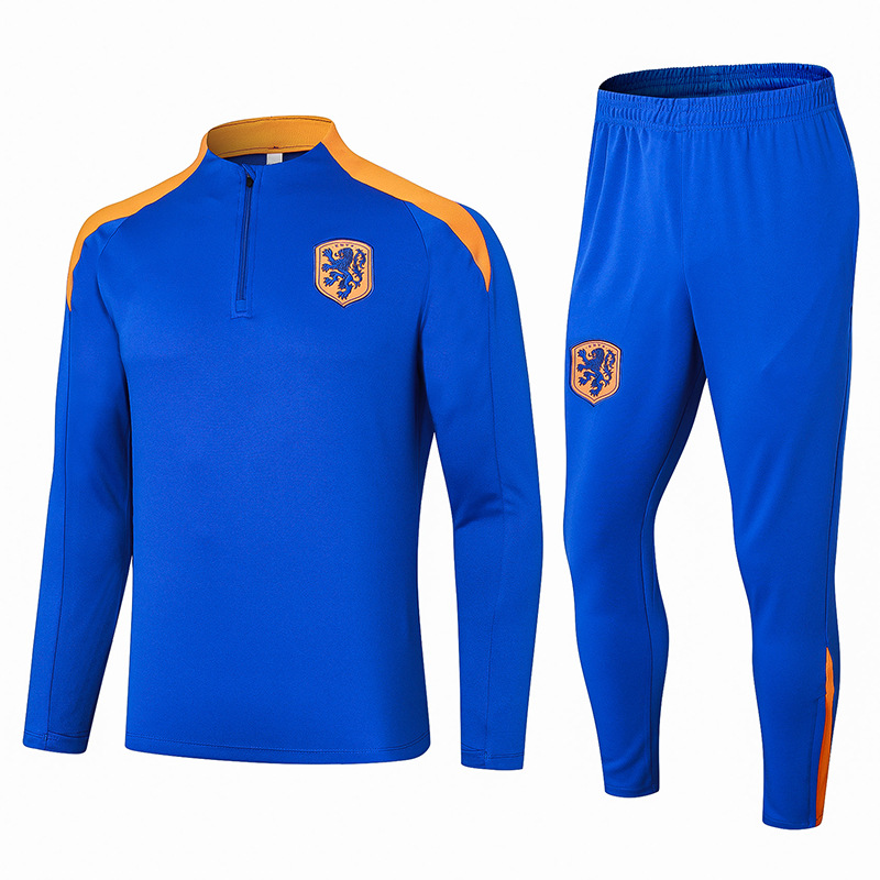 Chelsea, inter milan, and atletico madrid training kits football jerseys long sleeve main set half-zip jersey wholesale dropshipping