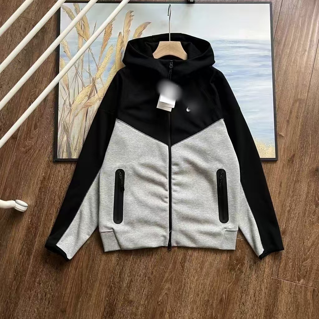 Goujia original 25autumoutwear men’s sports casual training windproof spring & fallnew arrivalknitting fitness hooded jacket