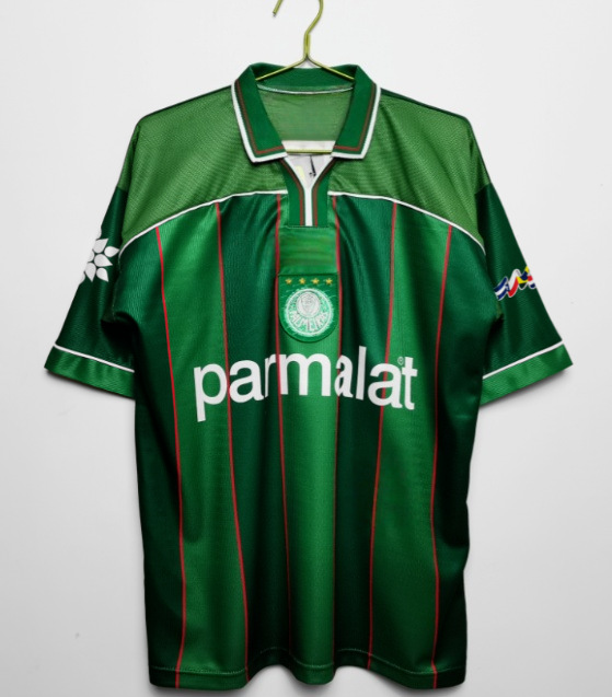 Cross-border bestseller: retro palmeiras short-sleeve sports jersey – fan football jersey