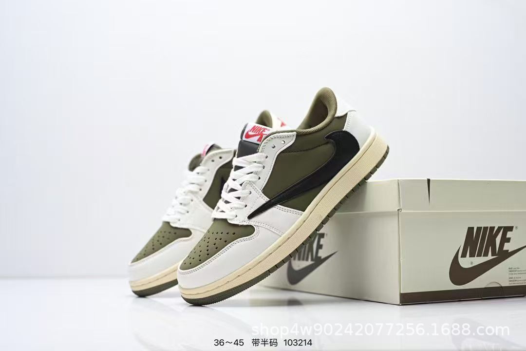 2025 putian cross-border foreign trade low-top cowhide pure original joe 1 men’s and women’s basketball shoes height-increasing sports sneakers wholesale