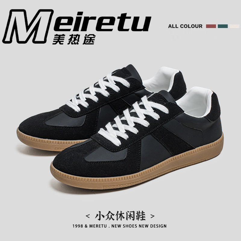 Meiretude training shoes men’s autumniche styleretro sports casualflats sneakers trendy easiest for match forrest gump shoes 1029 1