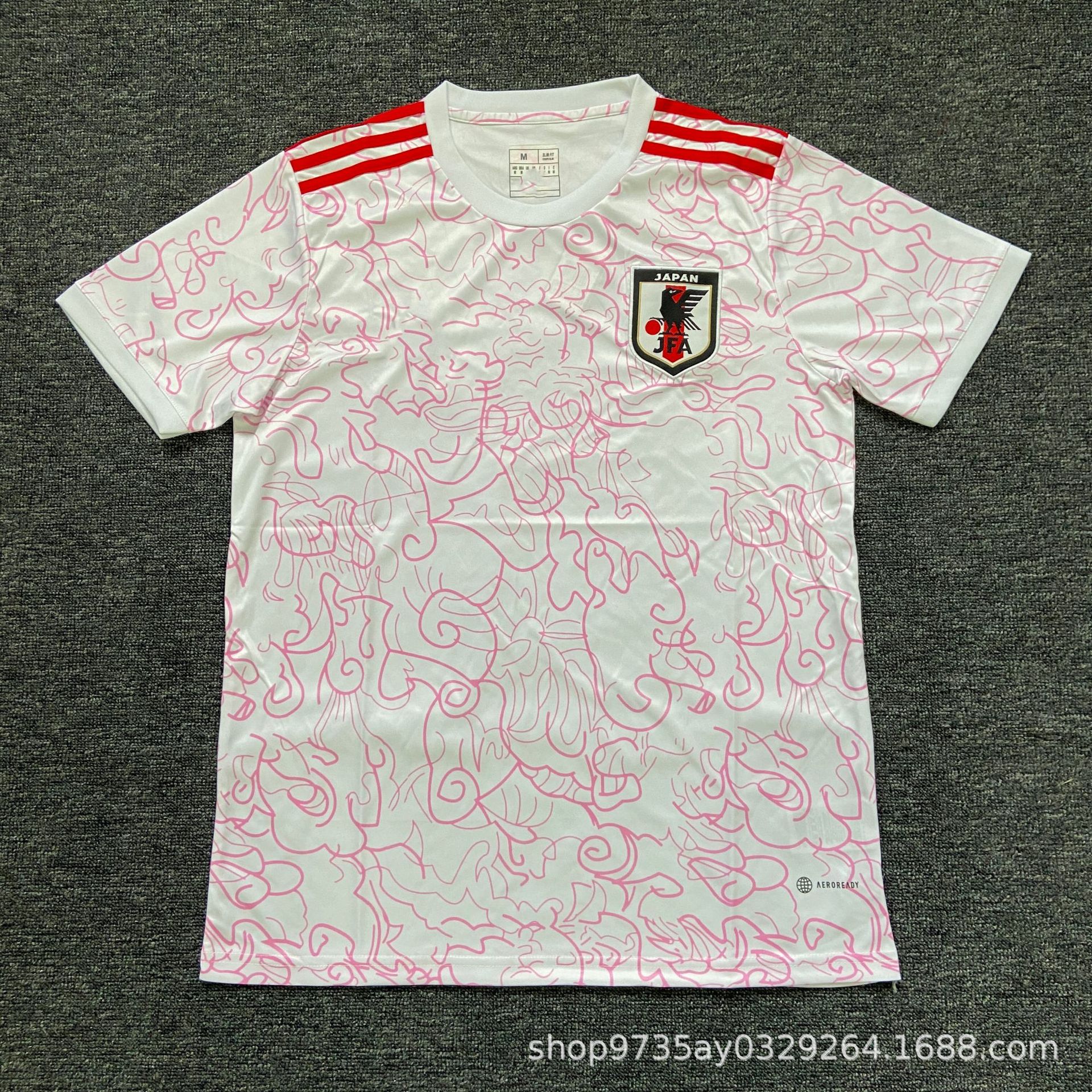 Soccer jersey short sleeve national team japan young player dragon ball luffy saiyan dragon ball collaboration jersey