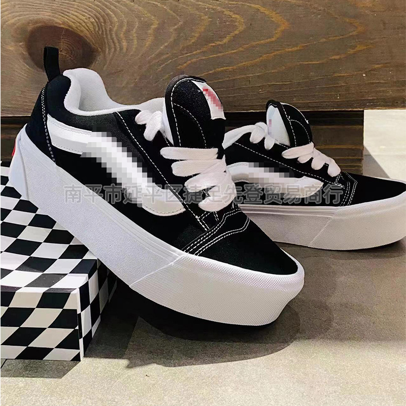 1:1 bread shoes knuskool fat shoes big logo suede suede retro sneakers for men and women couple