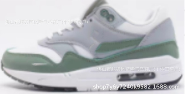 Air classic max90 low-top air cushion running shoes – premium white sneakers with rearfoot cushioning – cross-border export footwear