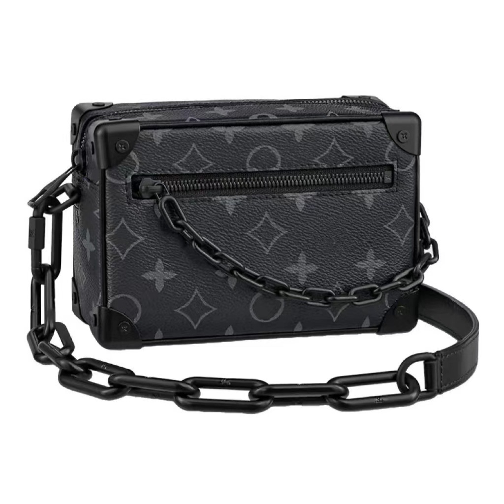 2023 new men’s casual bag, versatile small bag, fashionable trendy box shoulder & crossbody bag