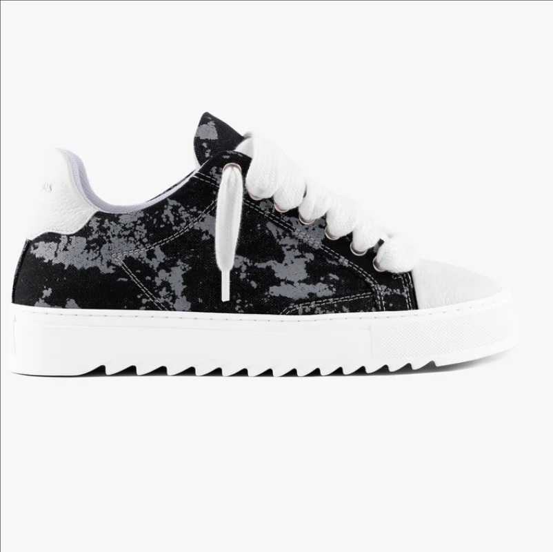 Ready-to-ship numeris shoes: men’s and women’s casual sneakers – distressed denim, chunky sole, bread shoes