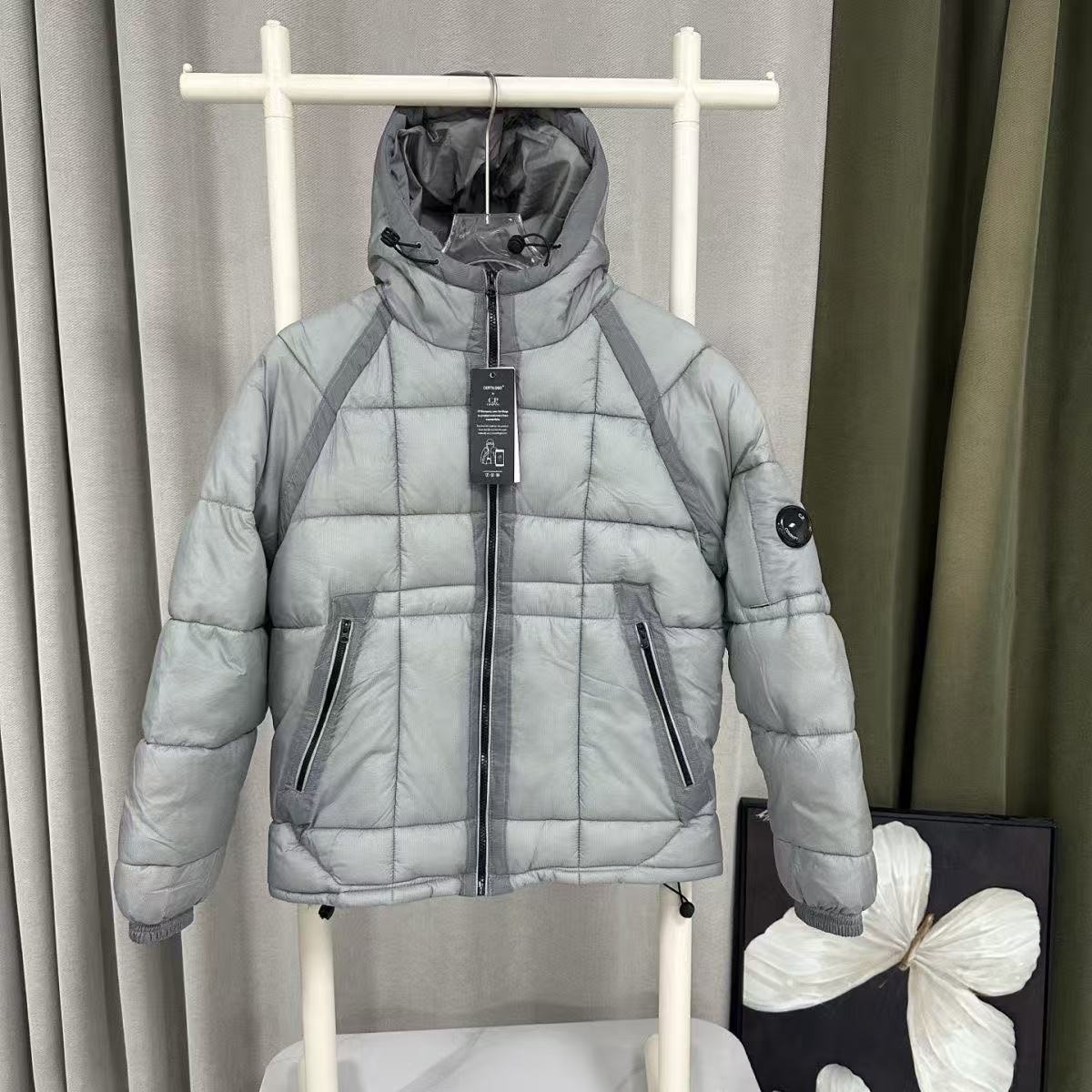 Export pure color seam cotton jacket for men and women, same style fw24 hooded winter fashion versatile style [snapshot]