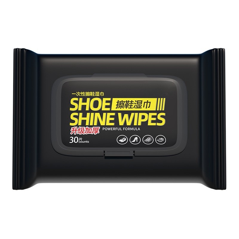 Mini shoe cleaning wipes – universal leather & sneaker stain remover – no-rinse cleaning – portable mini wet wipes