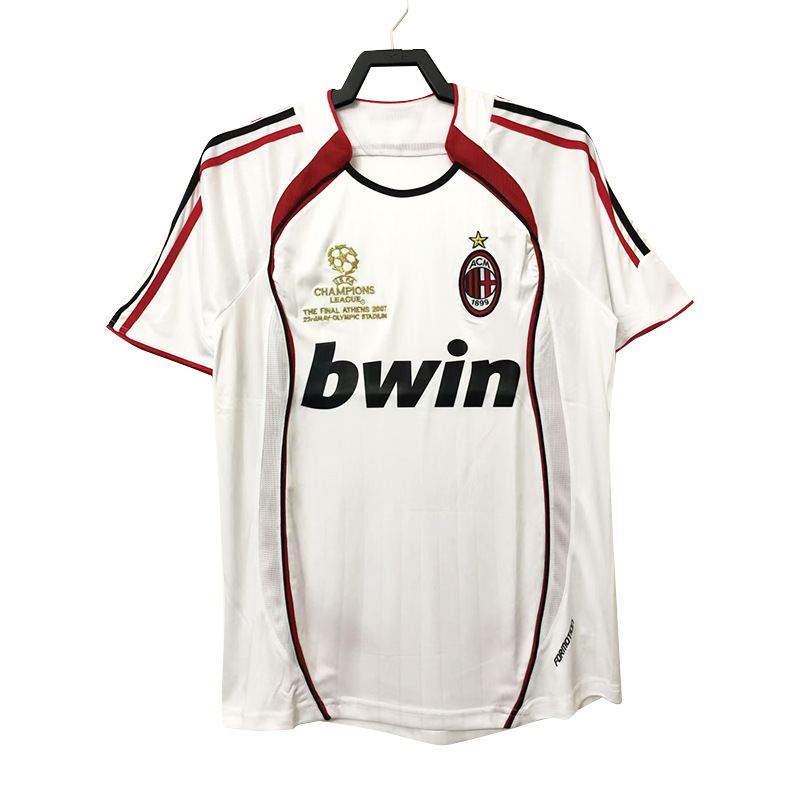 Club retro jersey home and away retro tops nostalgic league champions league edition short sleeve red devils main real madrid wholesale