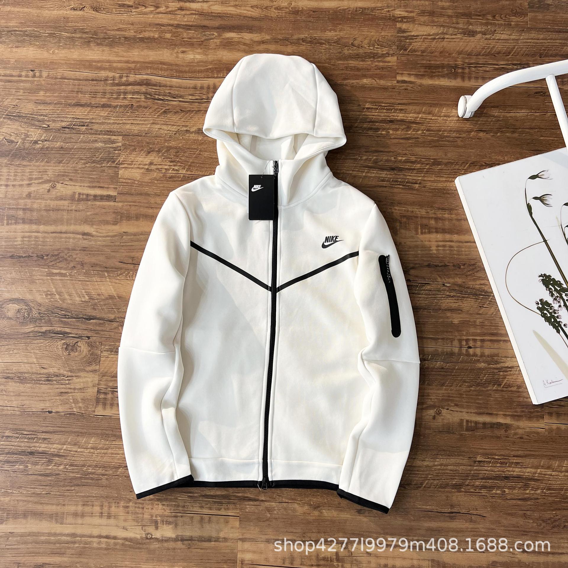 Spring autum overseas best selling cross-border small hook nkmen sports casual windbreaker jacket hooded outwear sweatshirt