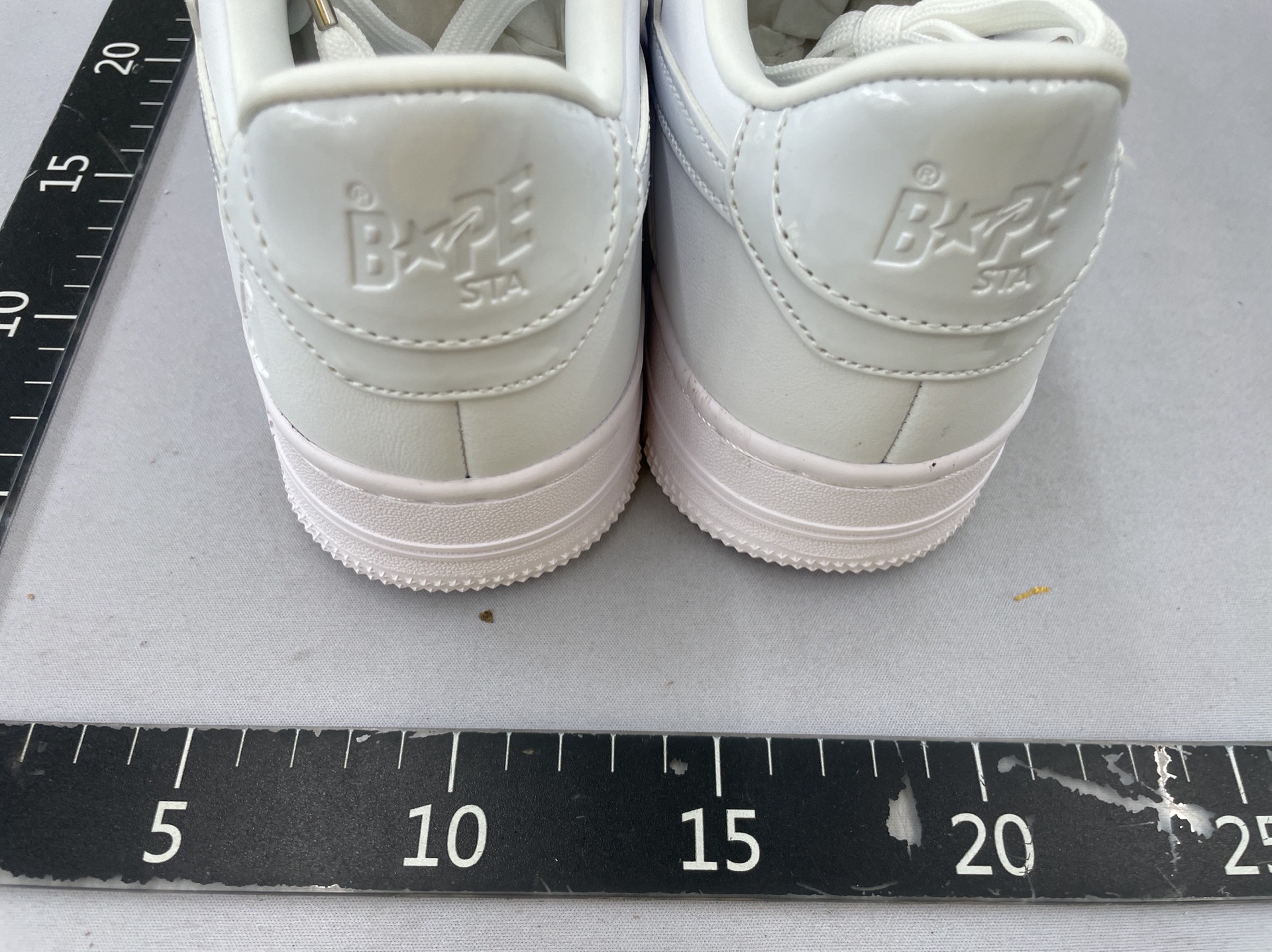 [version c] link2 bape sta to low ape* head classic patent leather low-top sports casual sneakers full set original cardboard last development 5