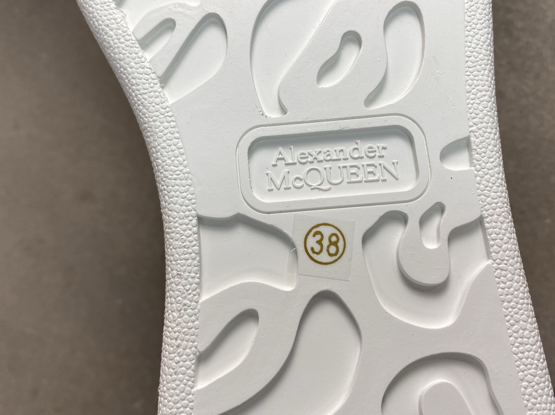 Mcqueen white leather sneakers – authentic spring/summer high-top edition – new thick-soled, height-increasing, casual, and versatile skate shoes for men and women 5
