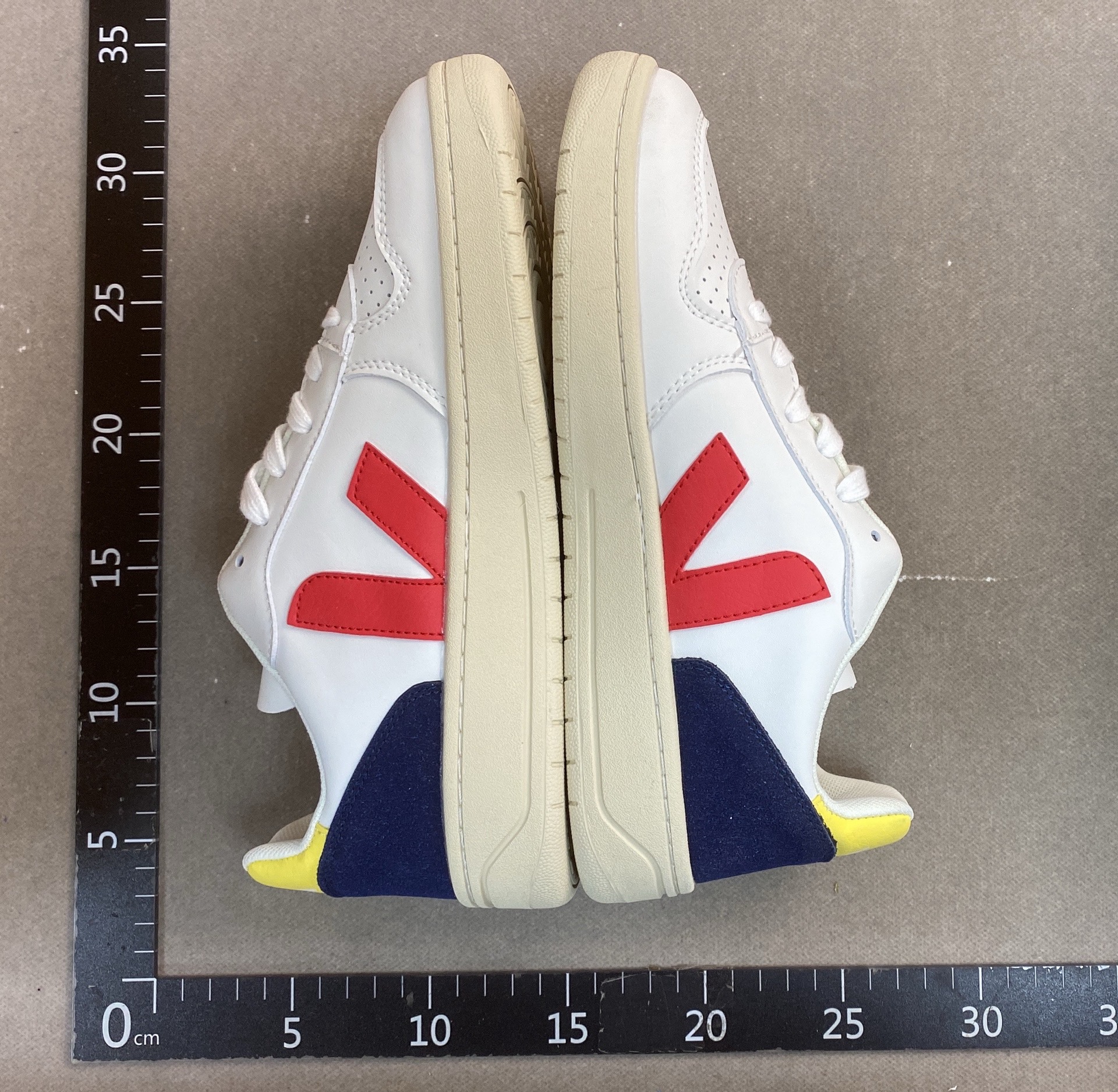 French v-logo white sneakers 2024 camp series couple’s edition canvas shoes genuine leather unisex versatile casual shoes wholesale 5