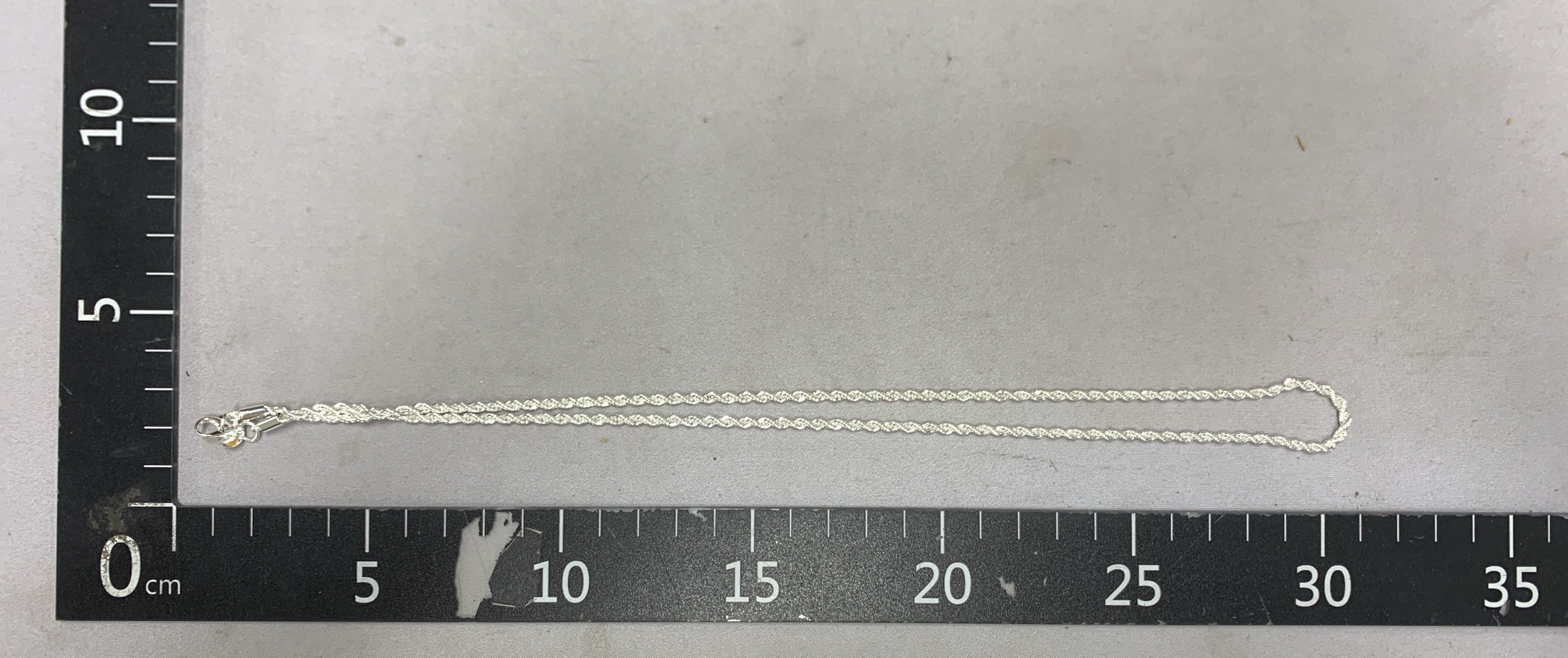 Electroplated 925 silver 3mm twisted rope necklace aliexpress fashiontemu hot selling 40-75cm 4