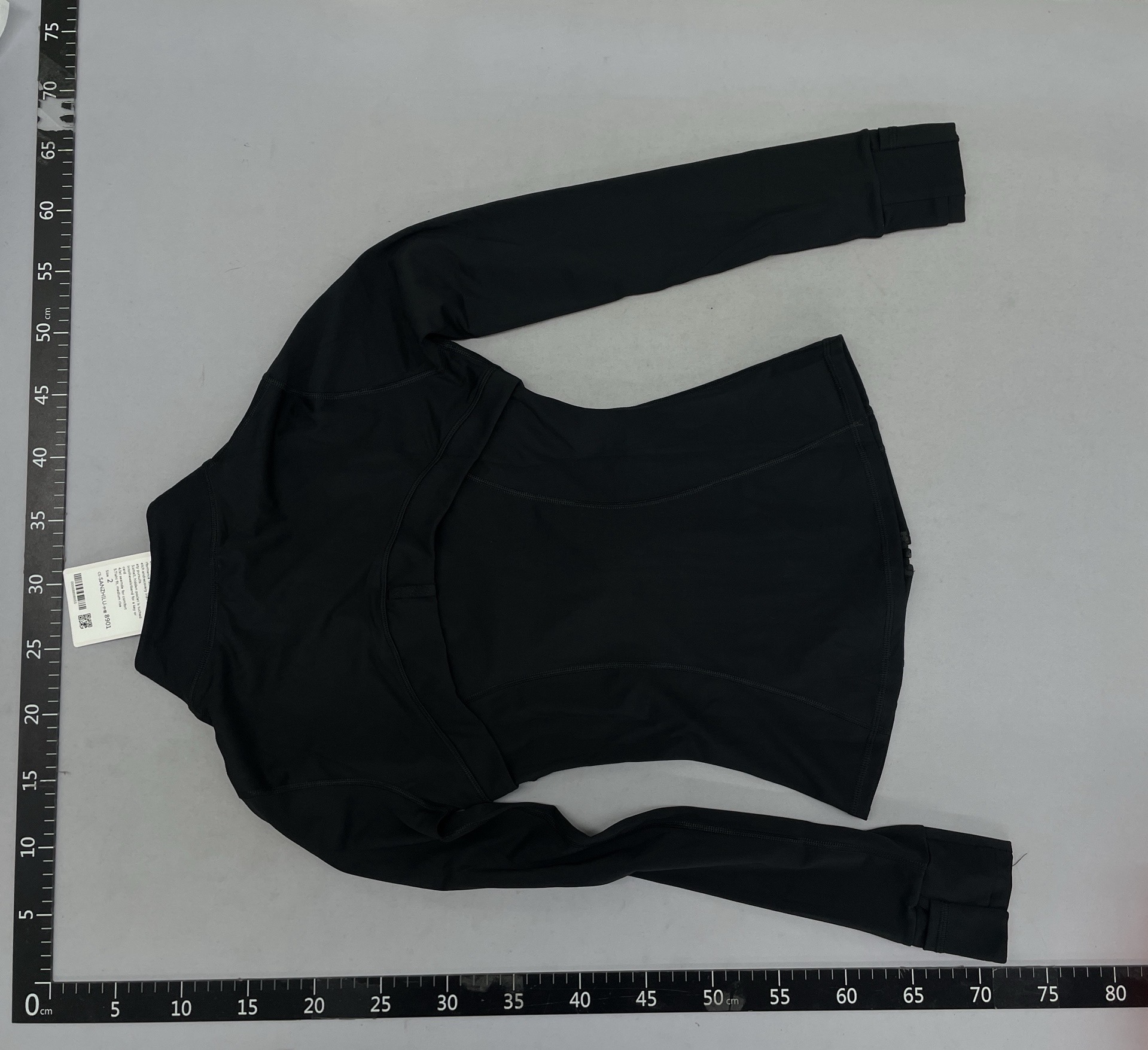 Lulu style yoga jacket women’s defina top sports running tight-fitting stand collar long sleeve fitness jacket 4