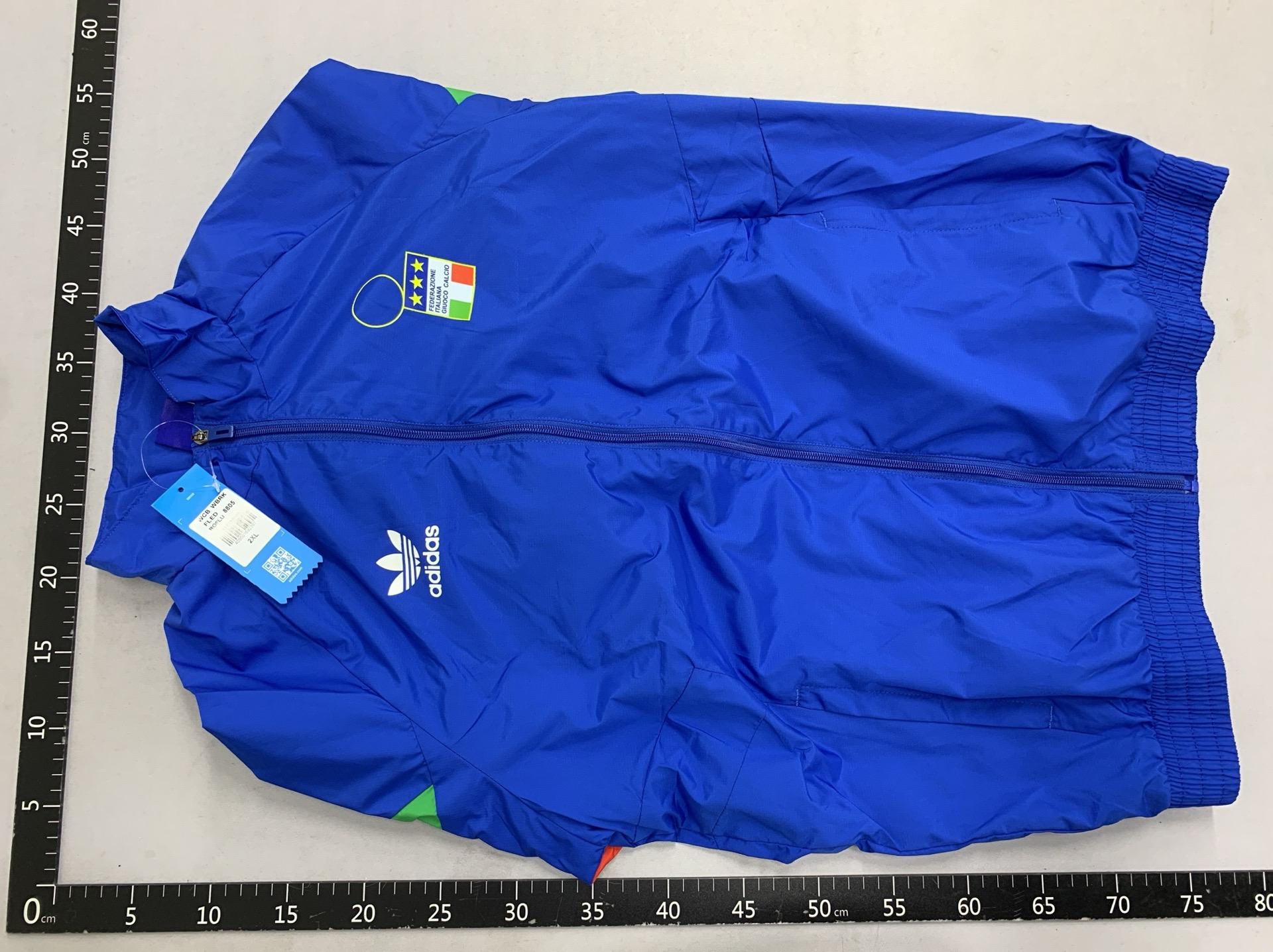 New waterproof windbreaker 2526 season football club national team training wear embroidered silicone sports jacket 4