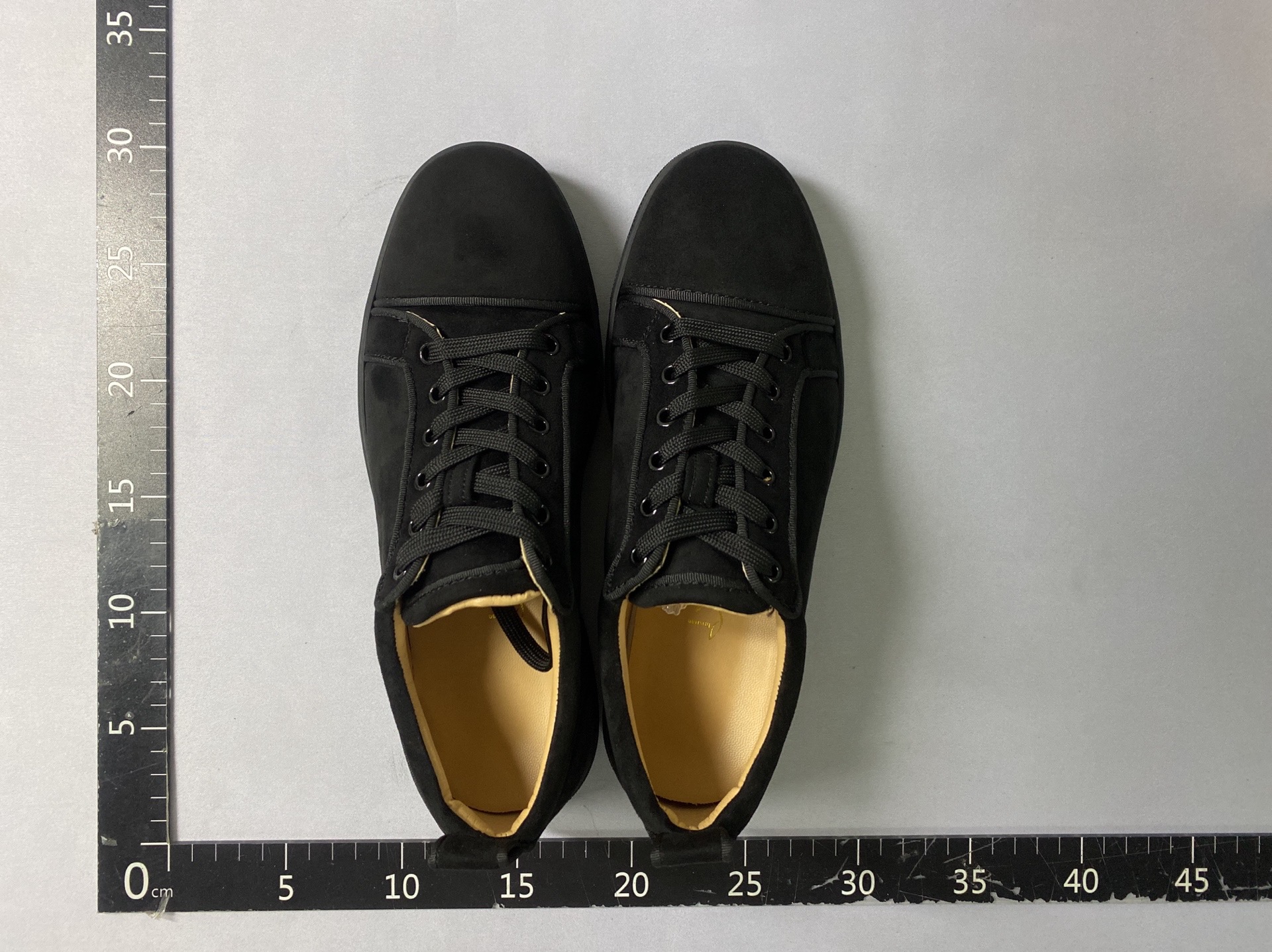 European station acl red sole shoes men’s new cl men’s shoes suede low-top red sole sneakers trendy casual red sole shoes 3
