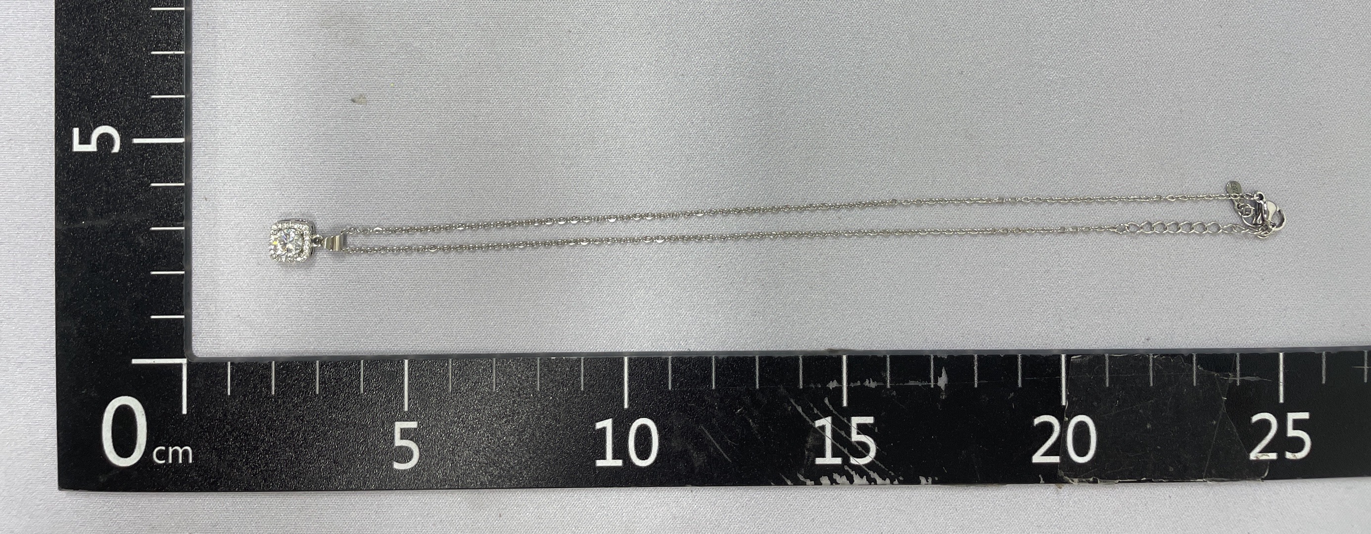 Pt950 platinum importd color moissan diamond white golden 18k gold diamond pendant sterling silver clavicle necklace 4