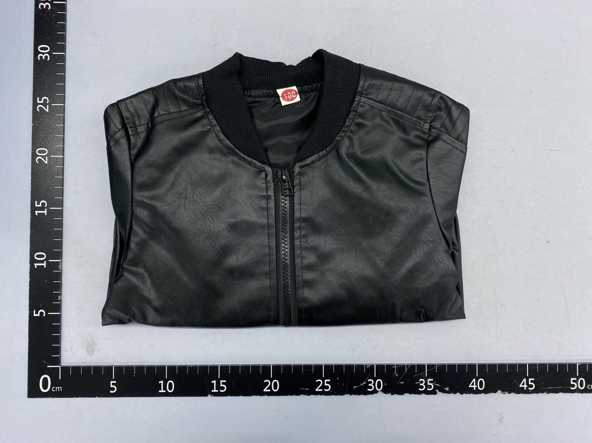 Boys’ winter fleece-lined thickened leather jacket outerwear, children’s mid-to-large size pu leather jacket – dropshipping available 5