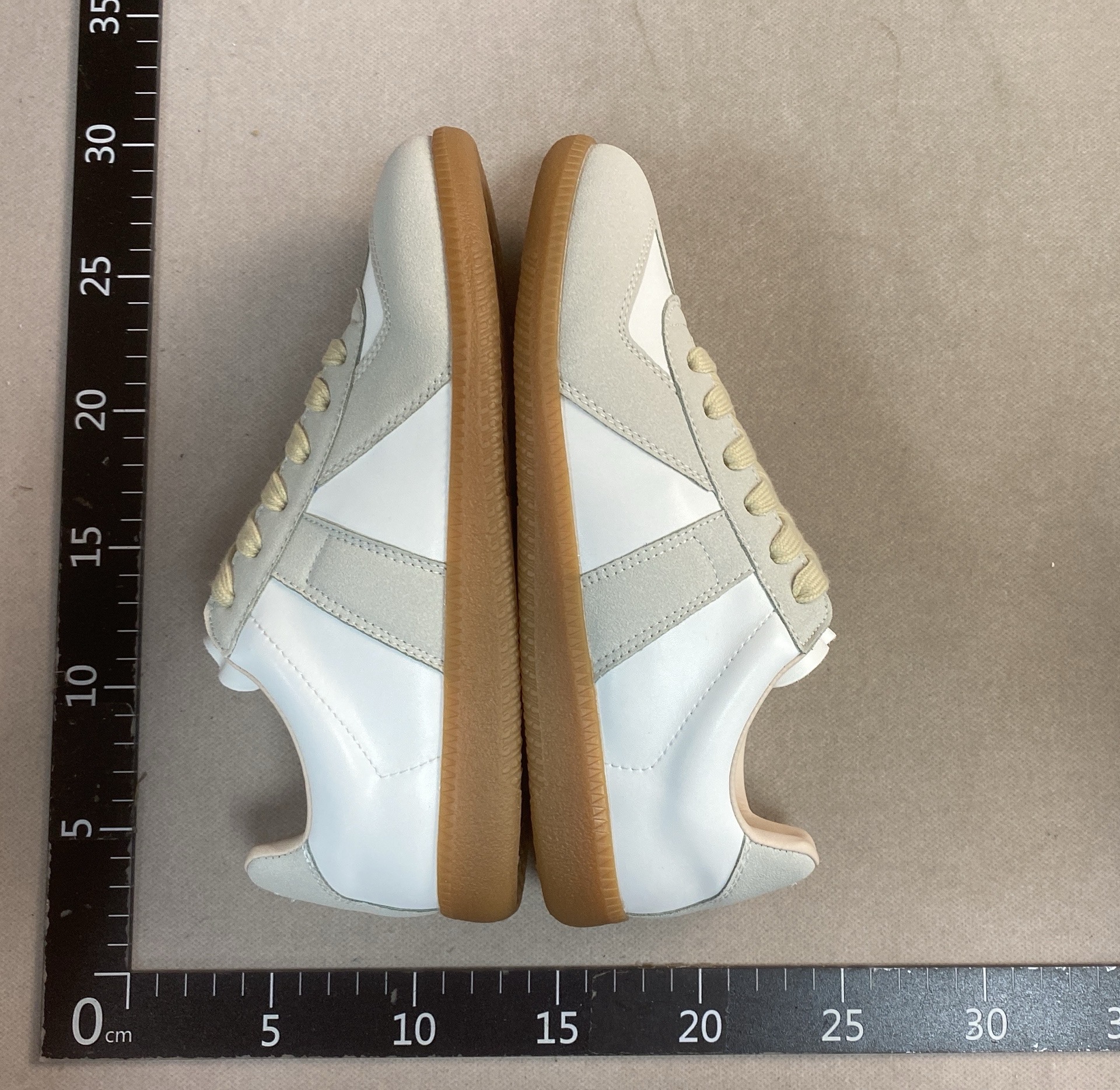 High version mm6 german training shoes women’s casual sports shoes couple shoes flatswhite shoes forrest gump shoes board 3