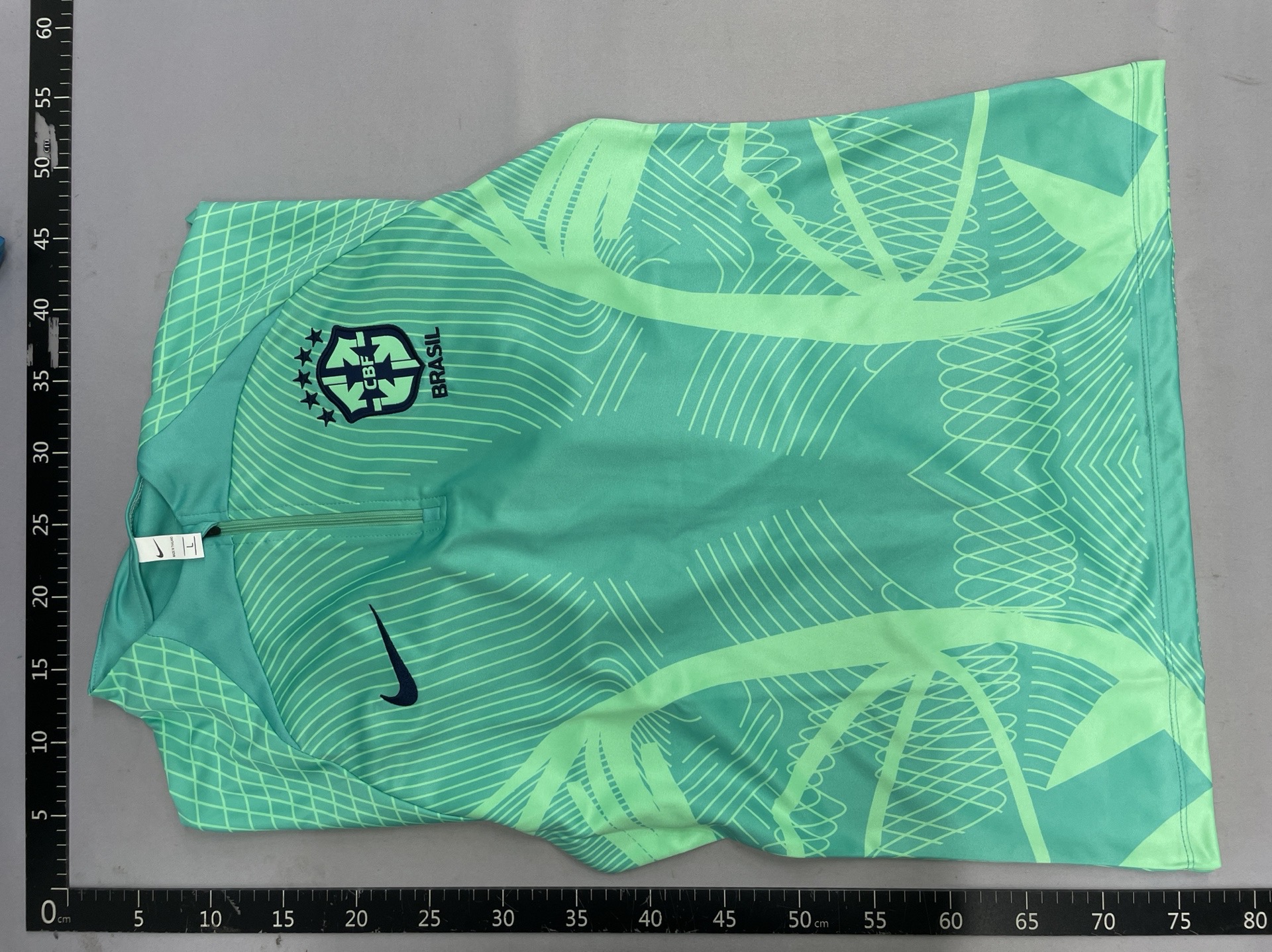 23-24 paris real madrid pre-game training kit half-zip set football jersey sportswear 6
