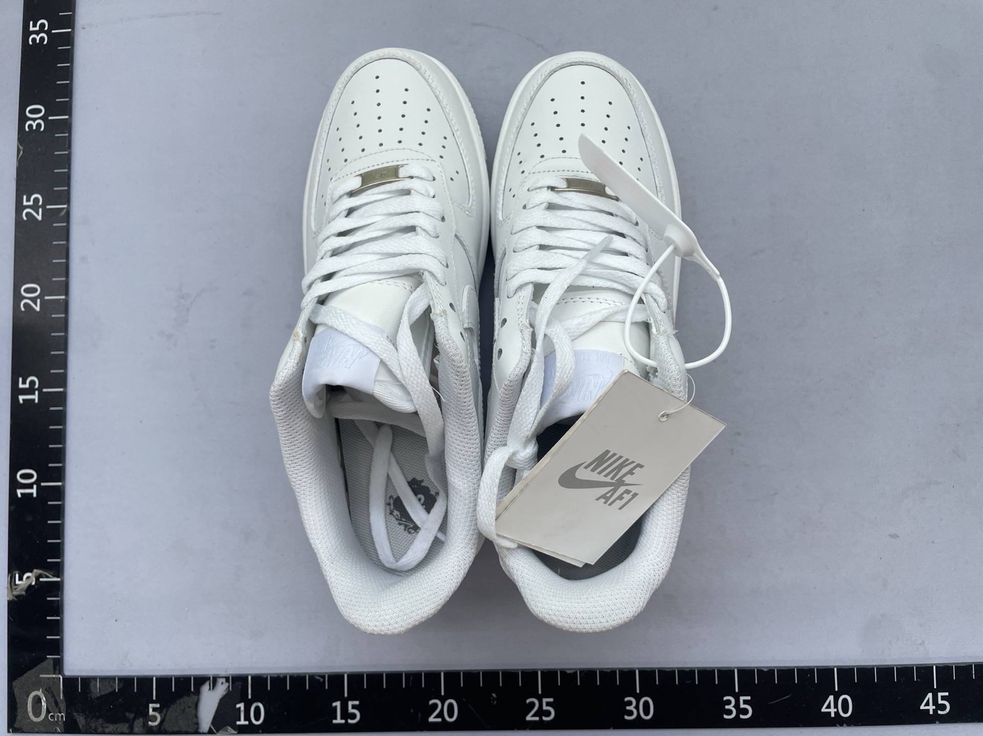 【long-term special】af1 pure white, full grain leather insole with glue, simple and stylish white sneakers 8