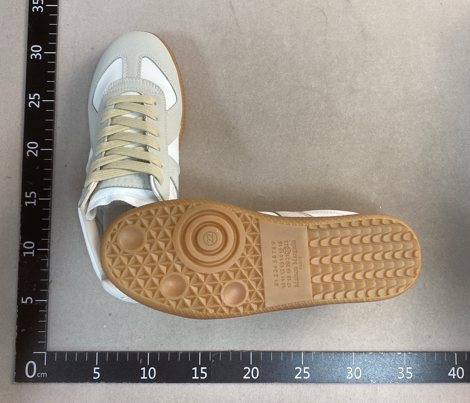 High version mm6 german training shoes women’s casual sports shoes couple shoes flatswhite shoes forrest gump shoes board 4